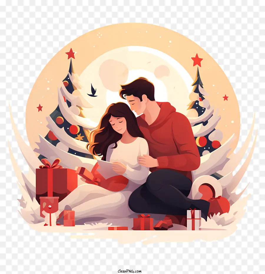 Joyeux Noël，Couple PNG