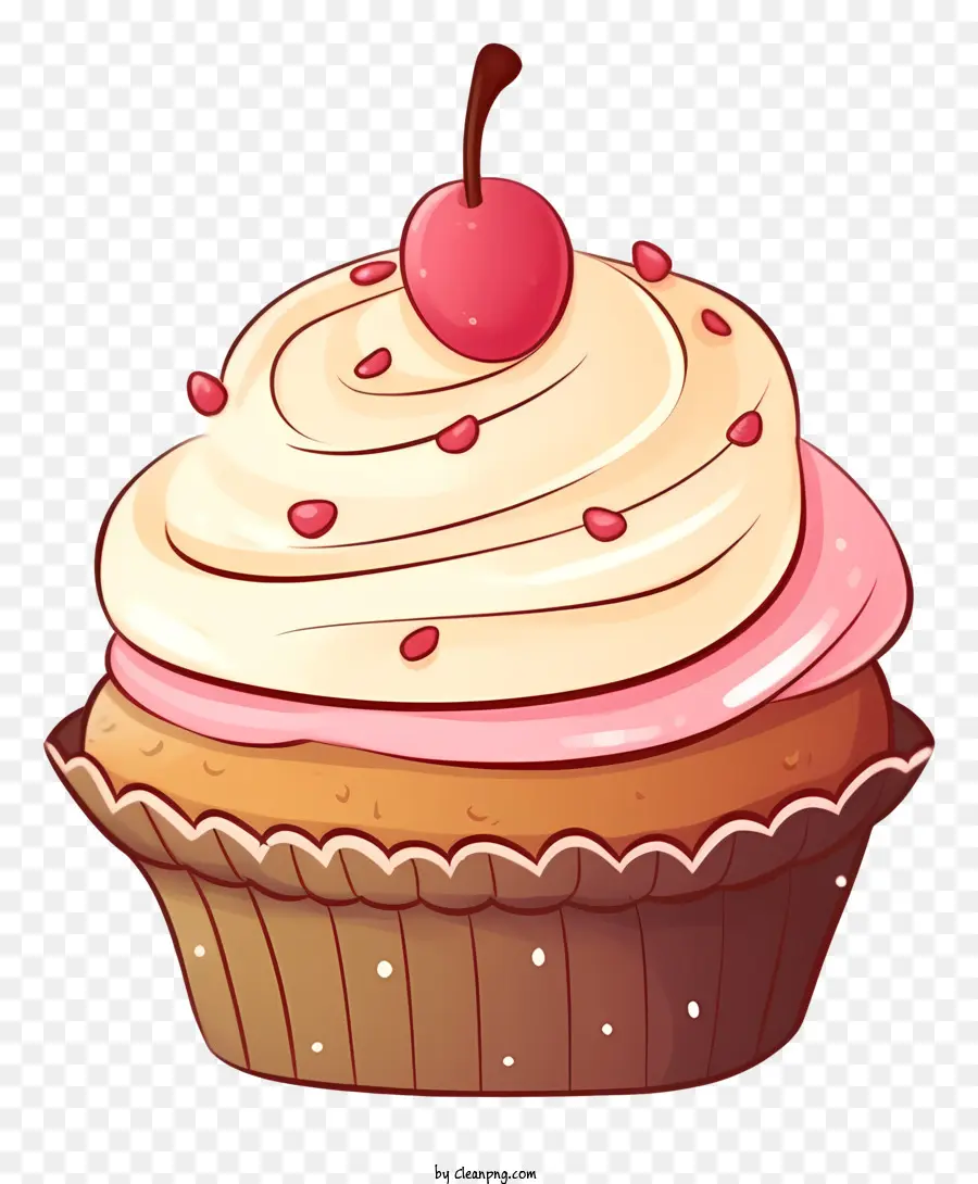 Petit Gâteau，Cupcake Aux Cerises PNG