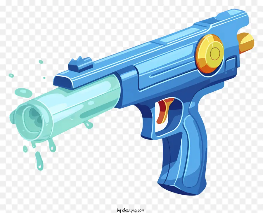 Pistolet à Eau，Pistolet Jouet Coloré PNG