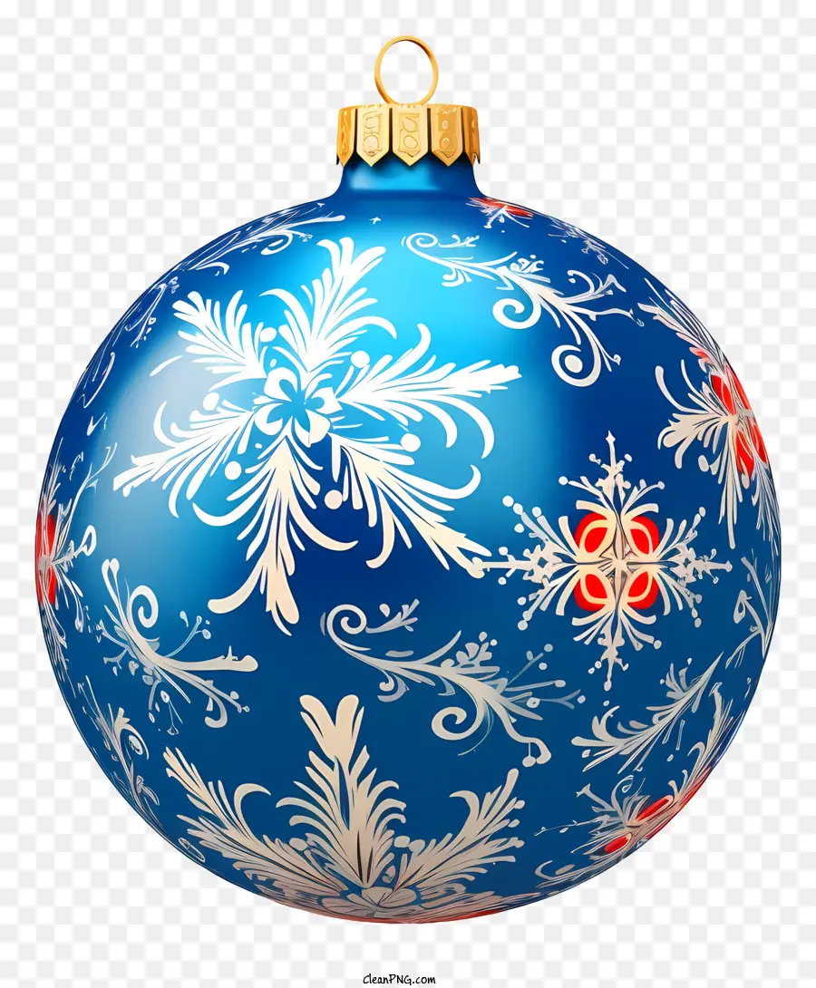 Ornement Bleu，Ornement De Noël PNG