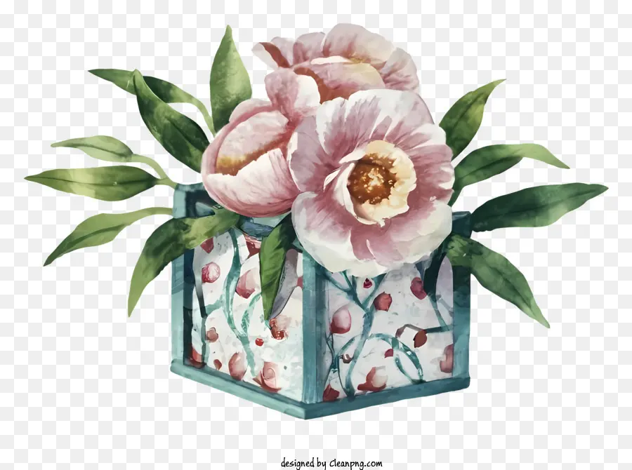 Peinture à L'aquarelle，Fleurs PNG