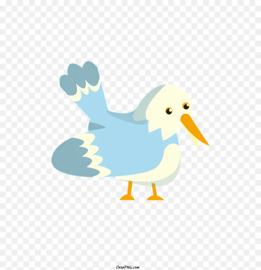 Oiseau Bleu，Oiseau De Dessin Animé PNG