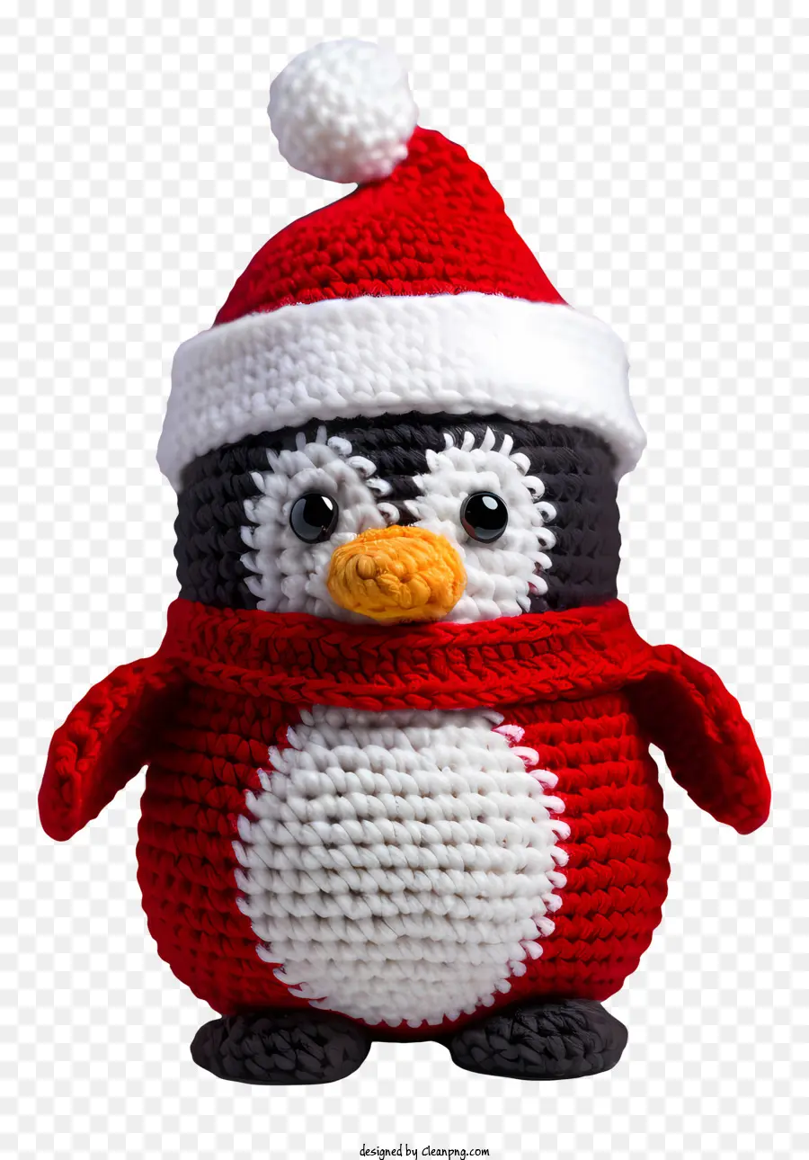 Pingouin En Peluche，Pingouin En Bonnet De Noel PNG