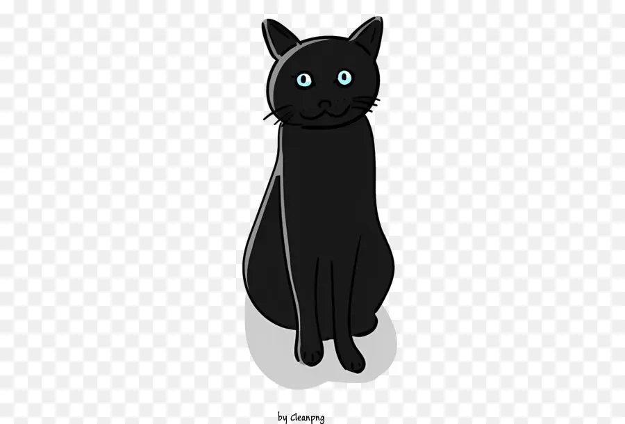 Chat De Dessin Animé，Chat Noir PNG