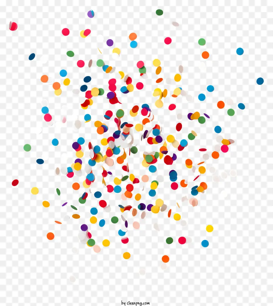 Confettis，Coloré PNG