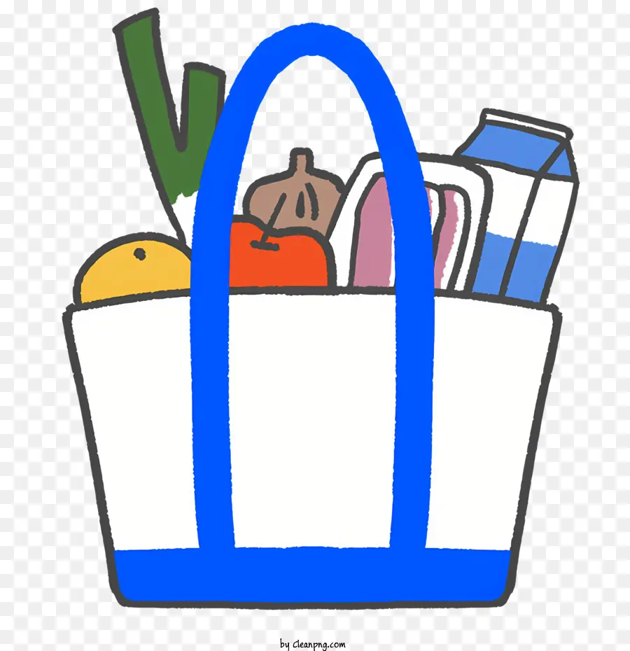 Dessin Animé，Sac D'épicerie PNG