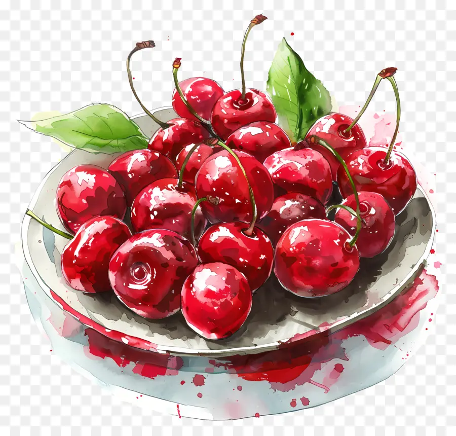 Cerises Au Marasquin，Bol De Cerises PNG