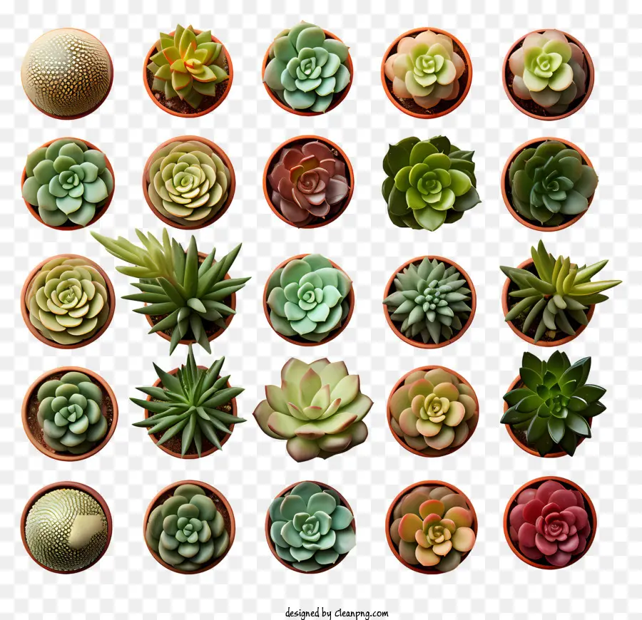 Plantes Succulentes En Pot，Plantes Succulentes PNG