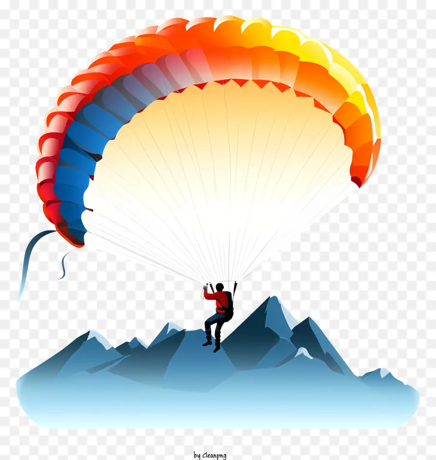 Parapente，Montagnes PNG