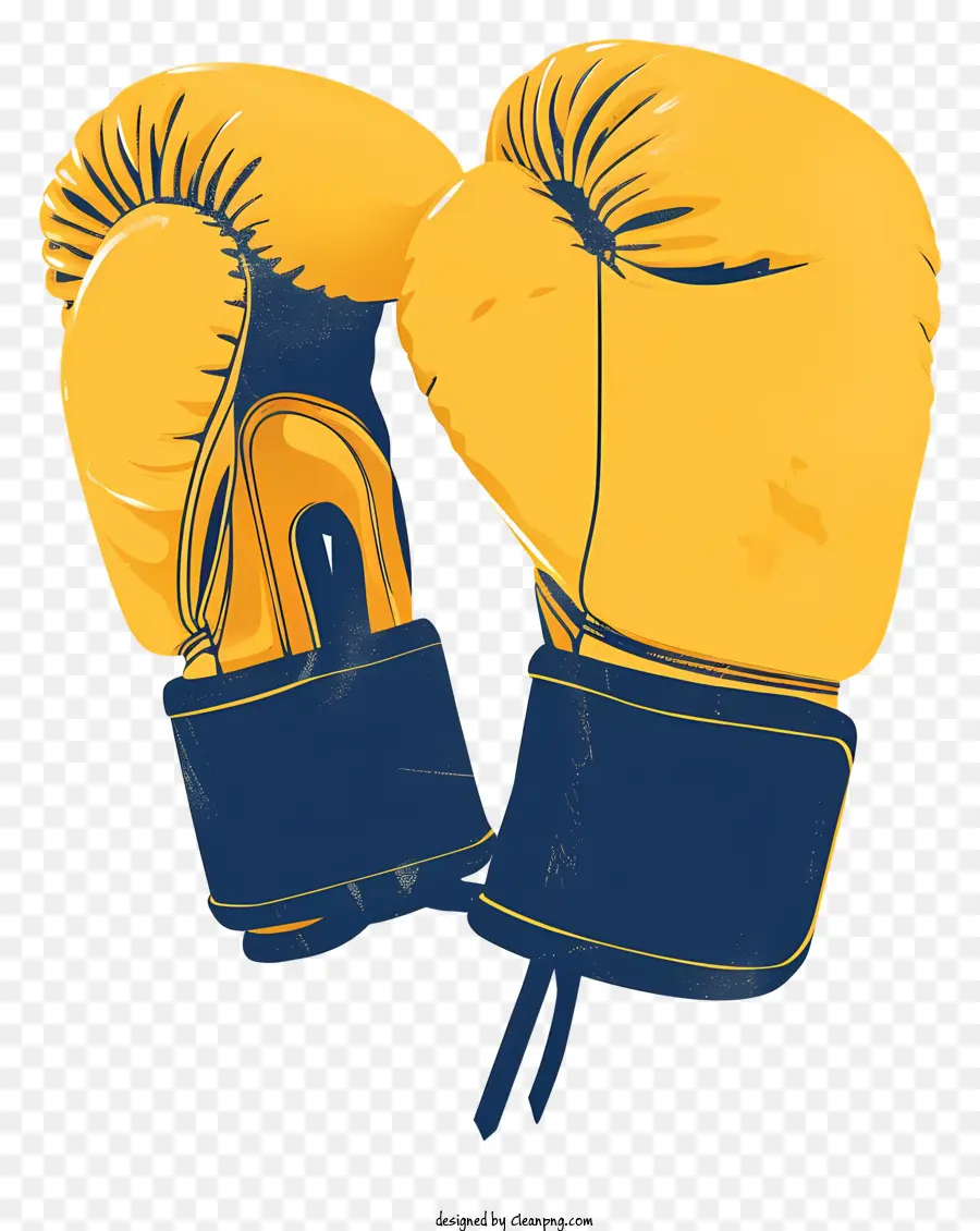 Gants De Boxe，Jaune PNG