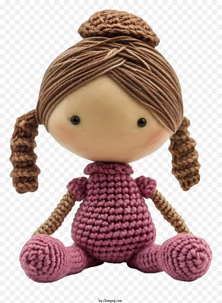 Poupée Au Crochet，Fait à La Main PNG