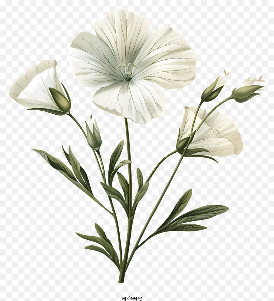 Fleurs Blanches，Fleurir PNG