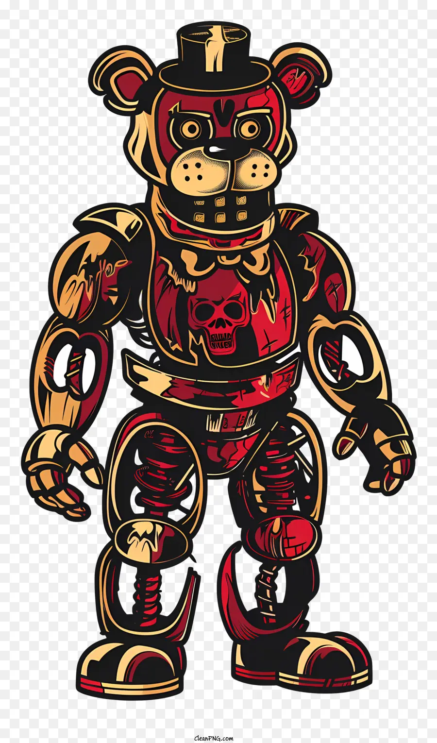 Freddy Fazbear，Ours Animatronique PNG