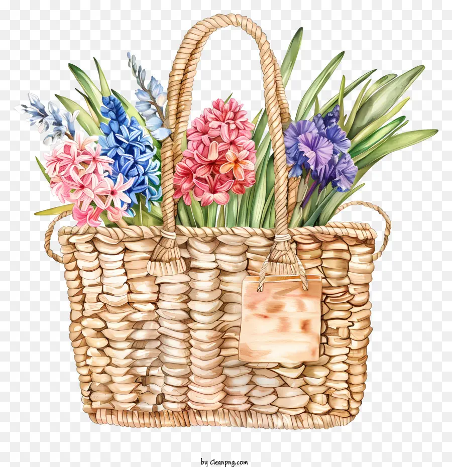 Fleurs De Saison，Panier De Fleurs PNG