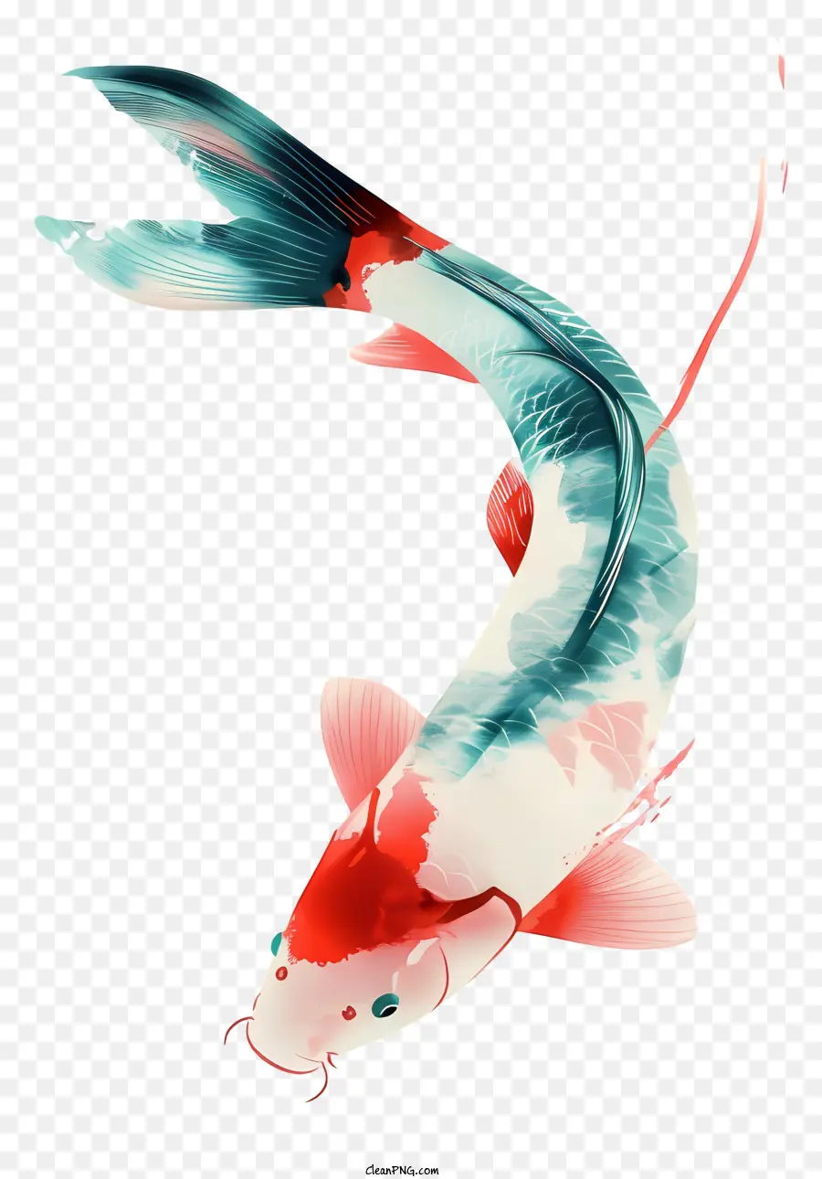 Poisson Koï，Poisson Koi Coloré PNG