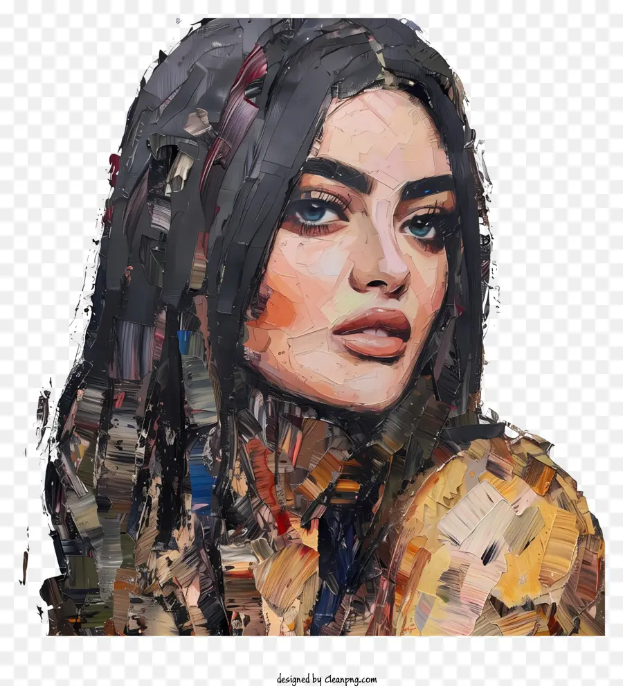 Kylie Jenner，Portrait Texturé PNG