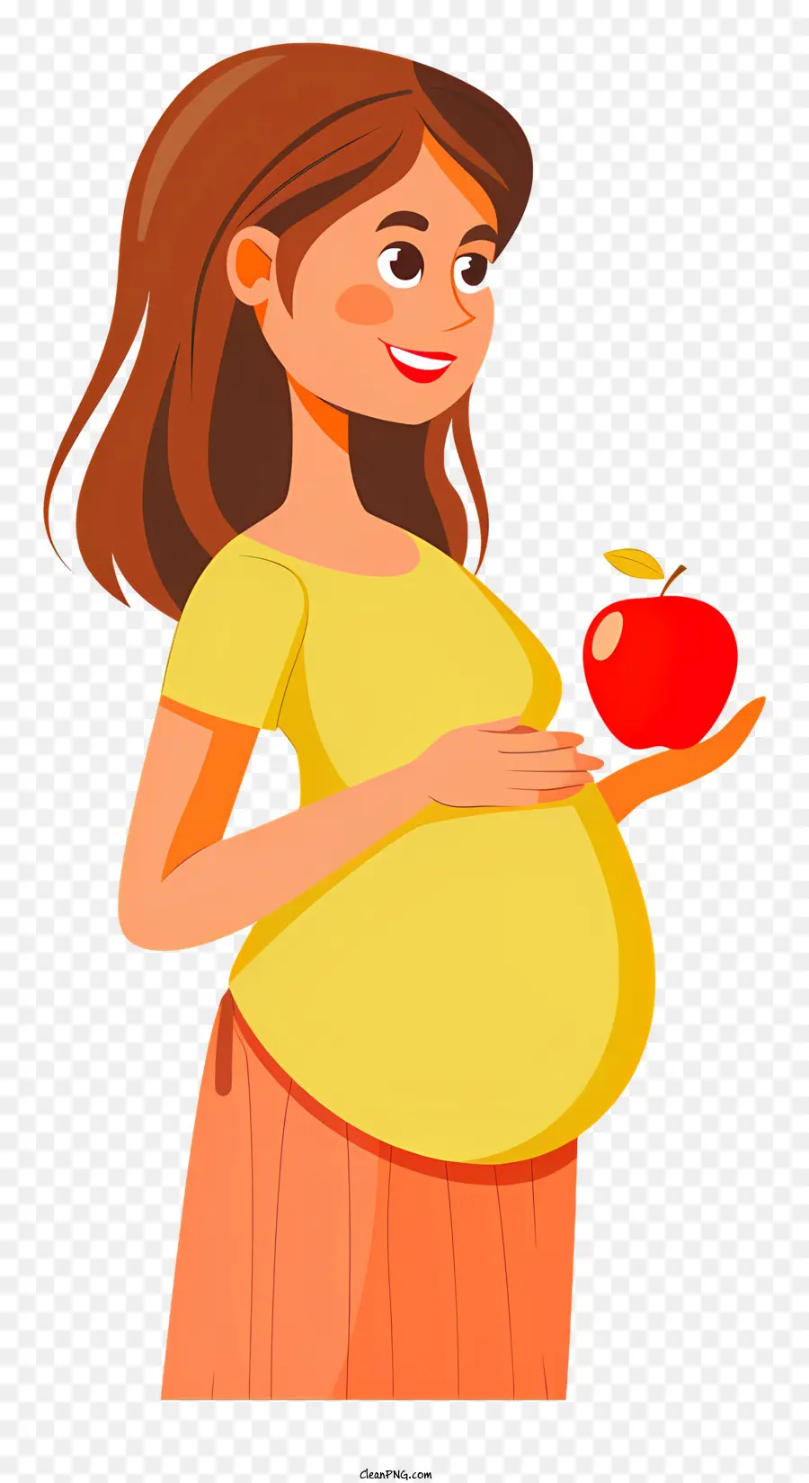 Dessin Animé Femme Enceinte，Femme Enceinte PNG