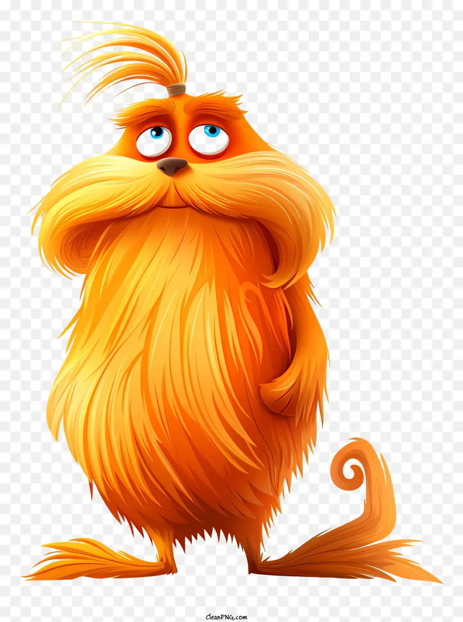 Lorax，Créature Orange PNG