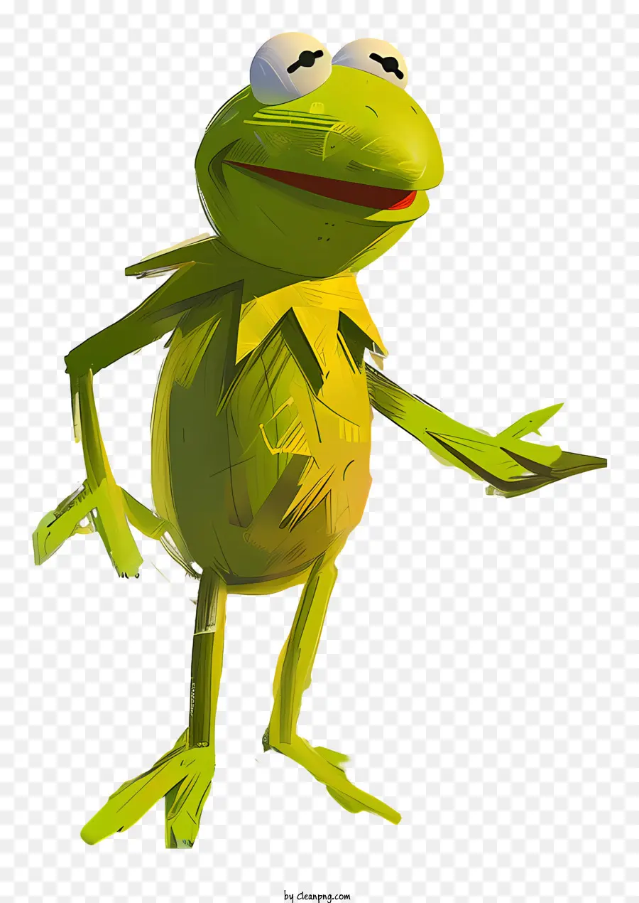 Kermit La Grenouille，Caractère De Grenouille Verte PNG