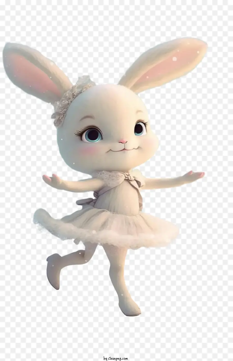 Lapin De Dessin Animé，Lapin De Ballet PNG