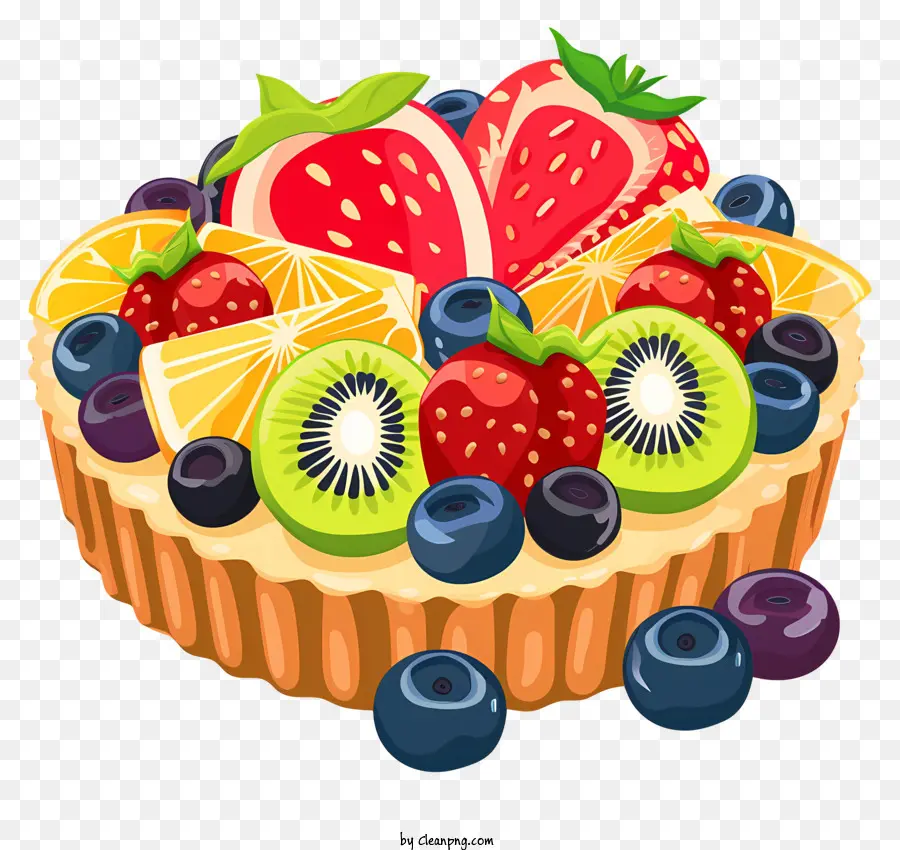 Tarte Aux Fruits，Tarte Aux Baies PNG