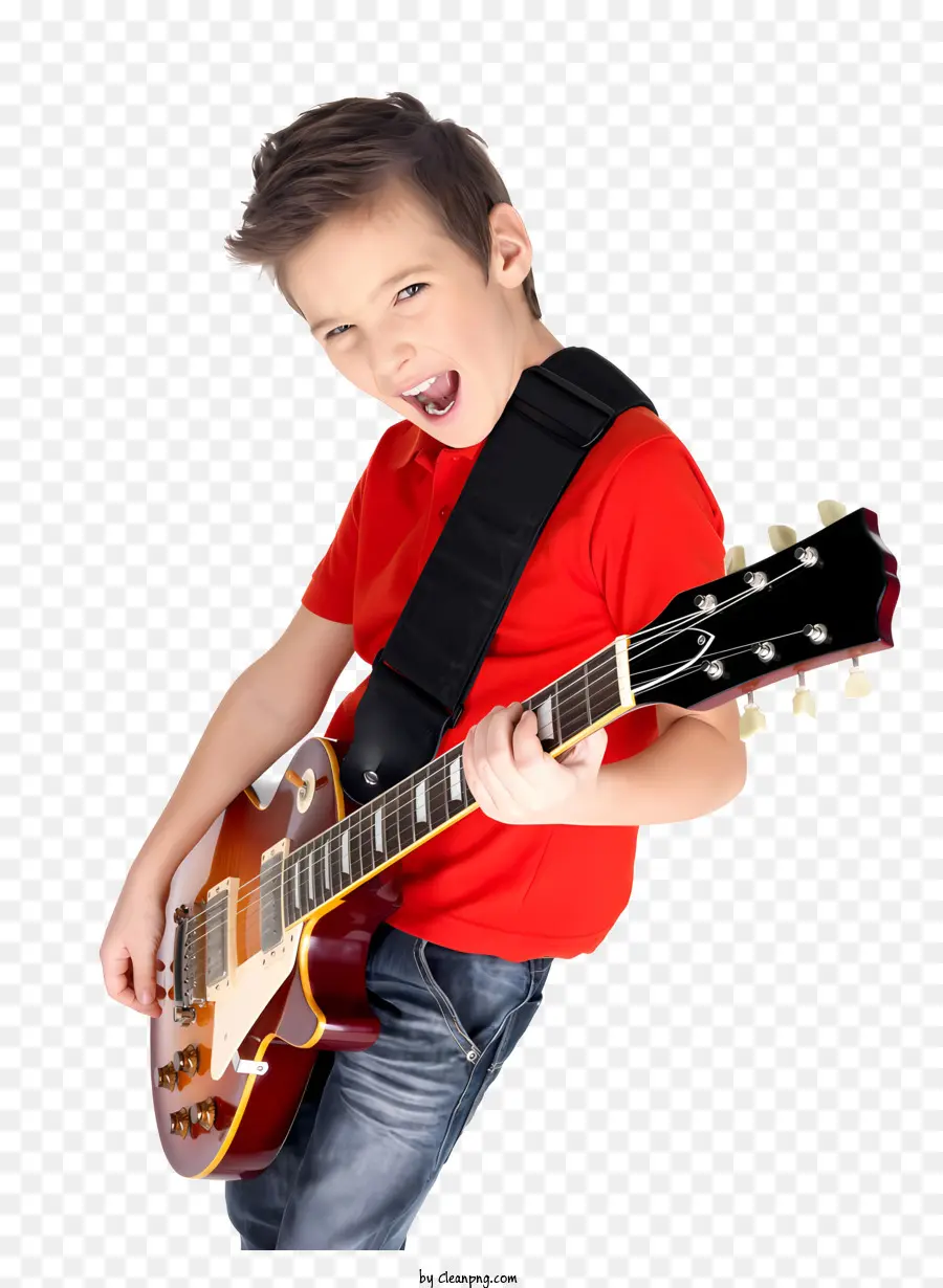 Musique，Jeune Guitariste PNG