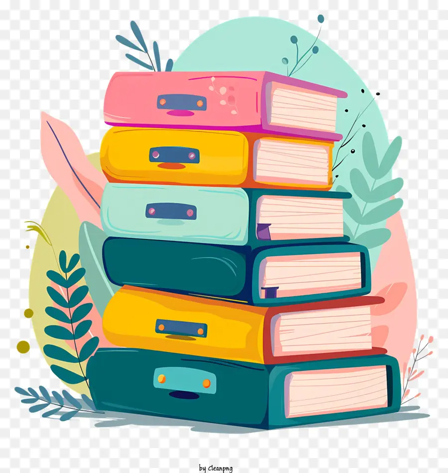 Pile De Dossiers，Livres PNG