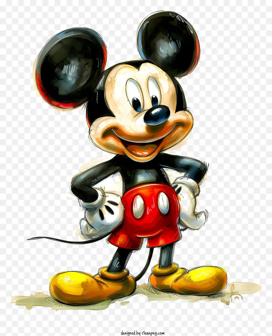 Mickey，Souris De Dessin Animé PNG