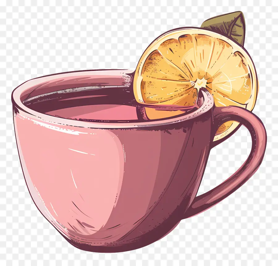 Thé Au Citron，Tasse PNG