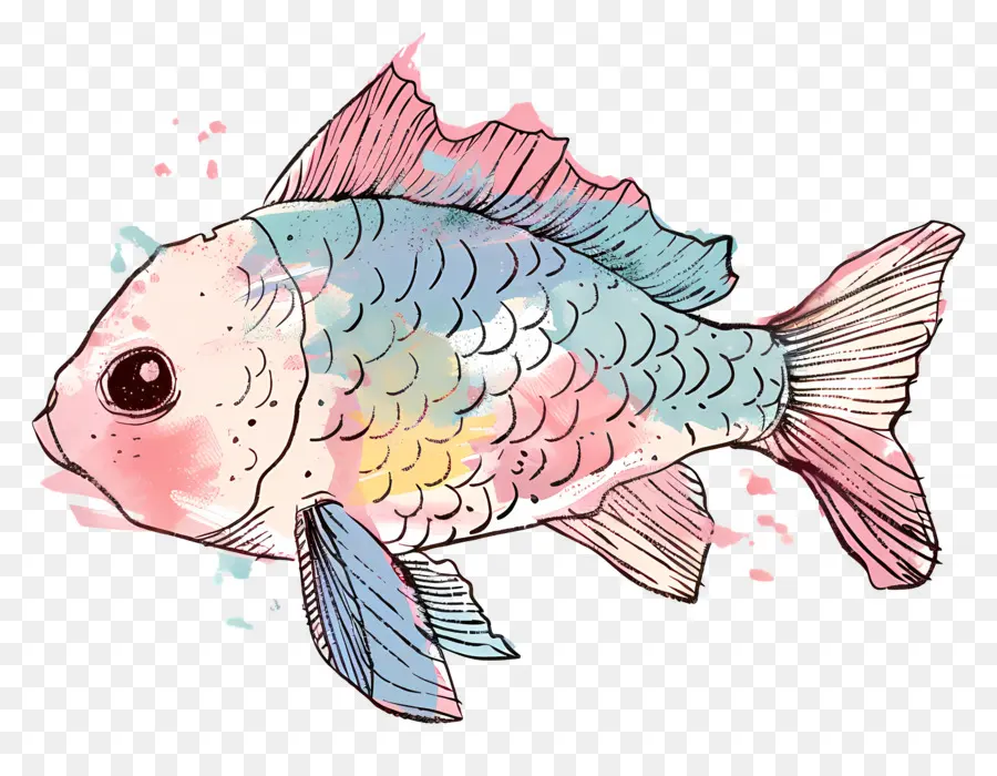 Poisson，Poisson Coloré PNG