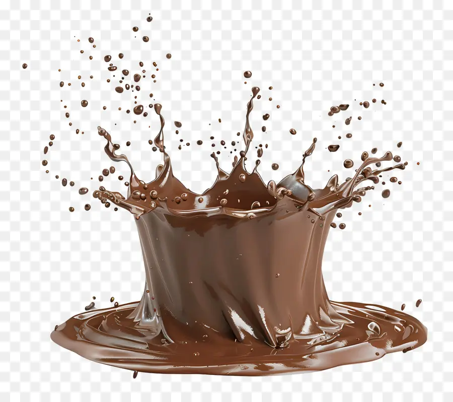 éclabousser Le Sol，Éclaboussure De Chocolat PNG