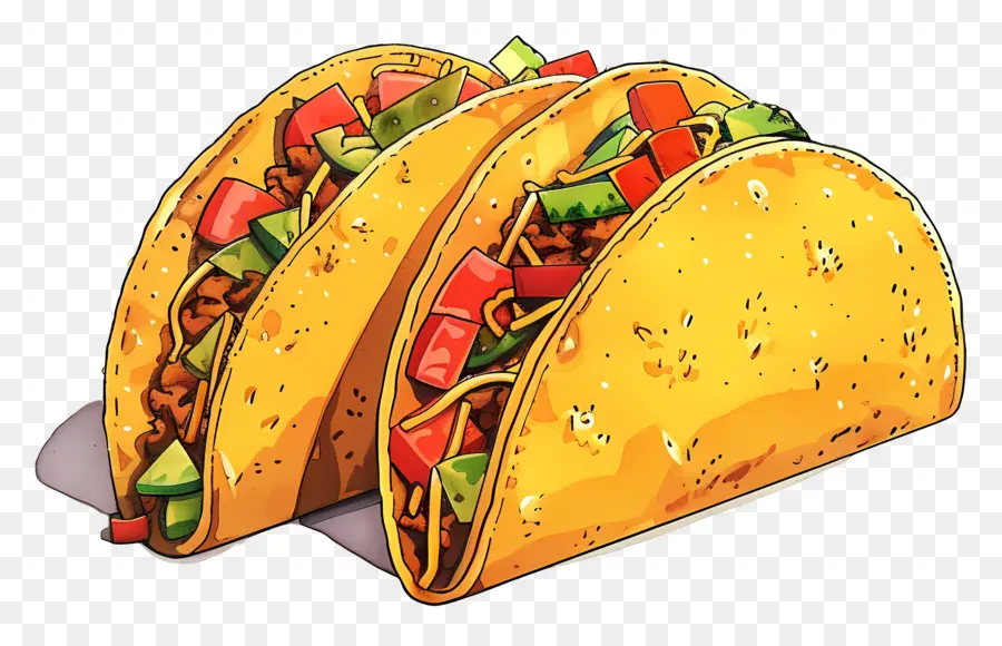 Tacos，Mexicain PNG