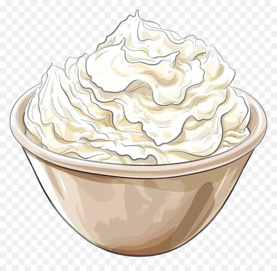 Crème Fouettée，Dessert PNG