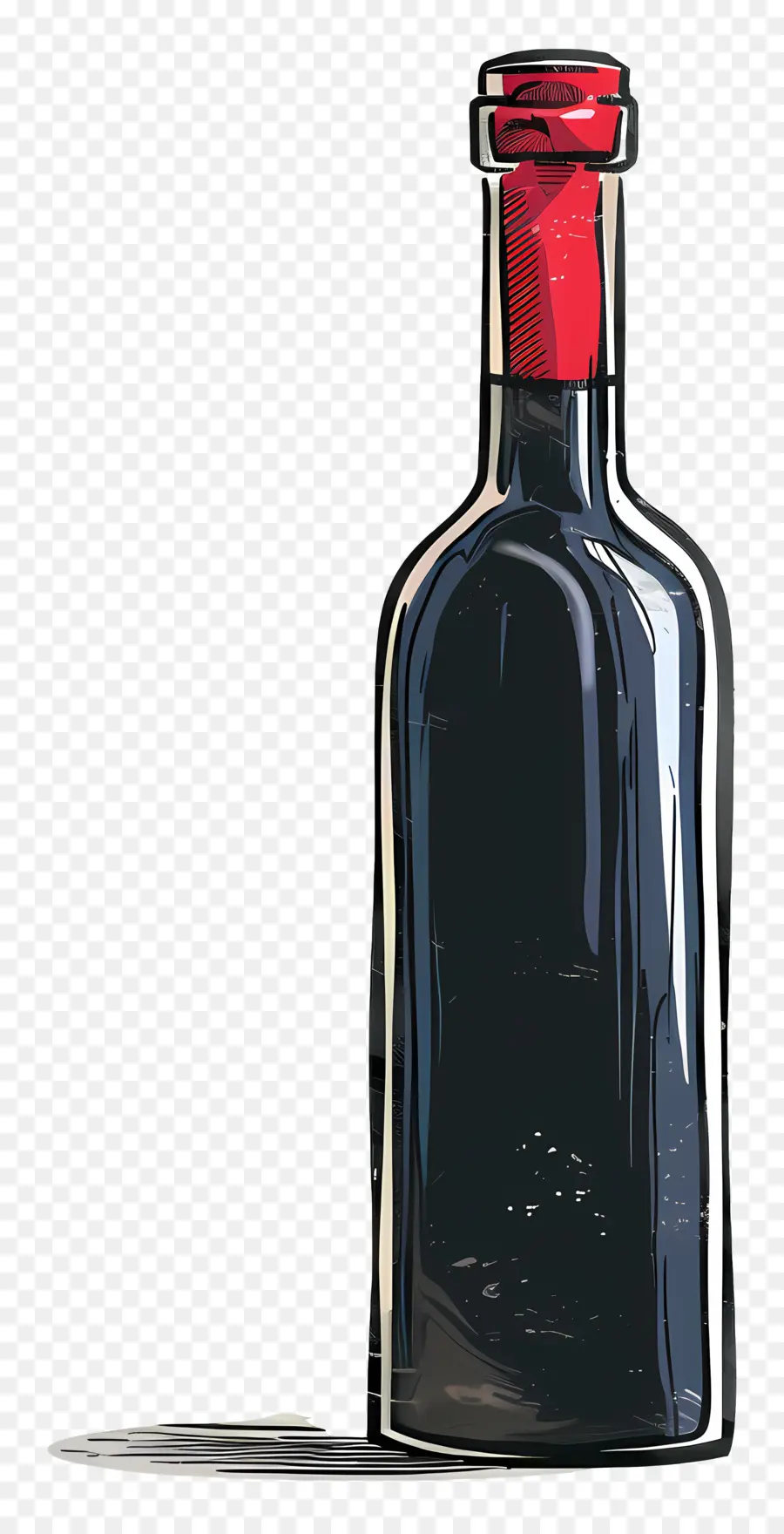 Bouteille De Vin，Alcool PNG