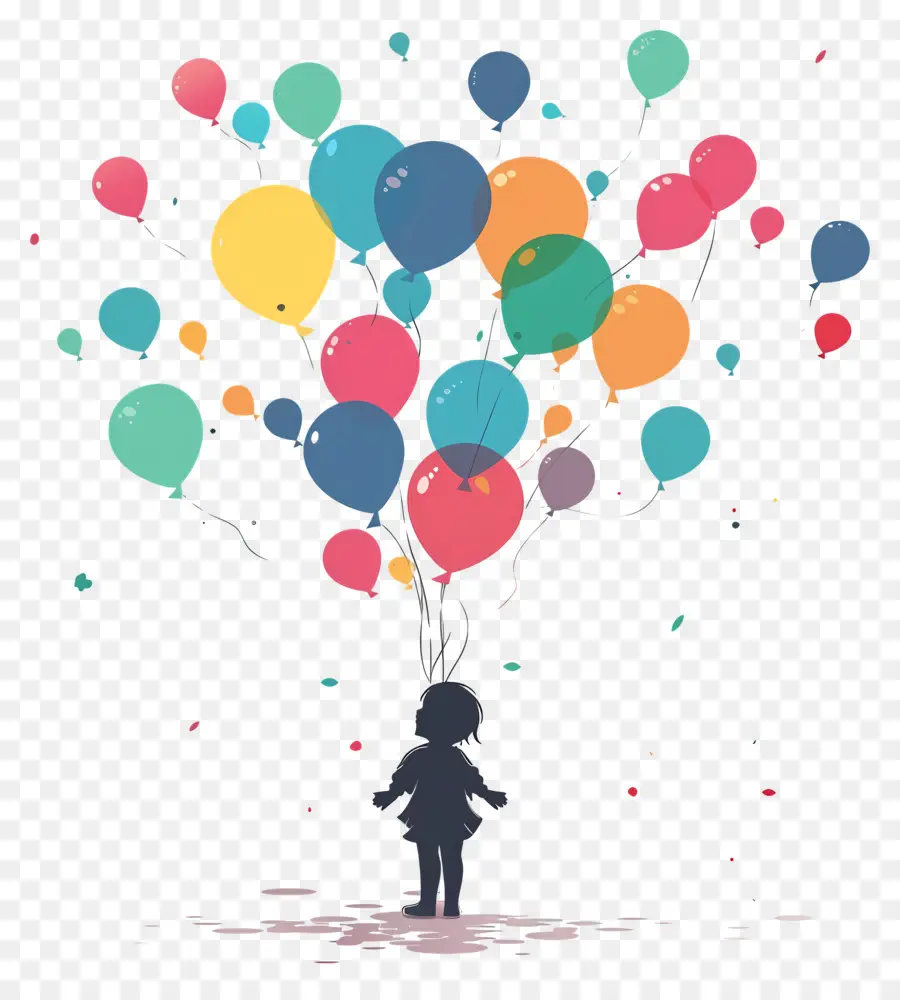 Journée Des Enfants，Des Ballons PNG