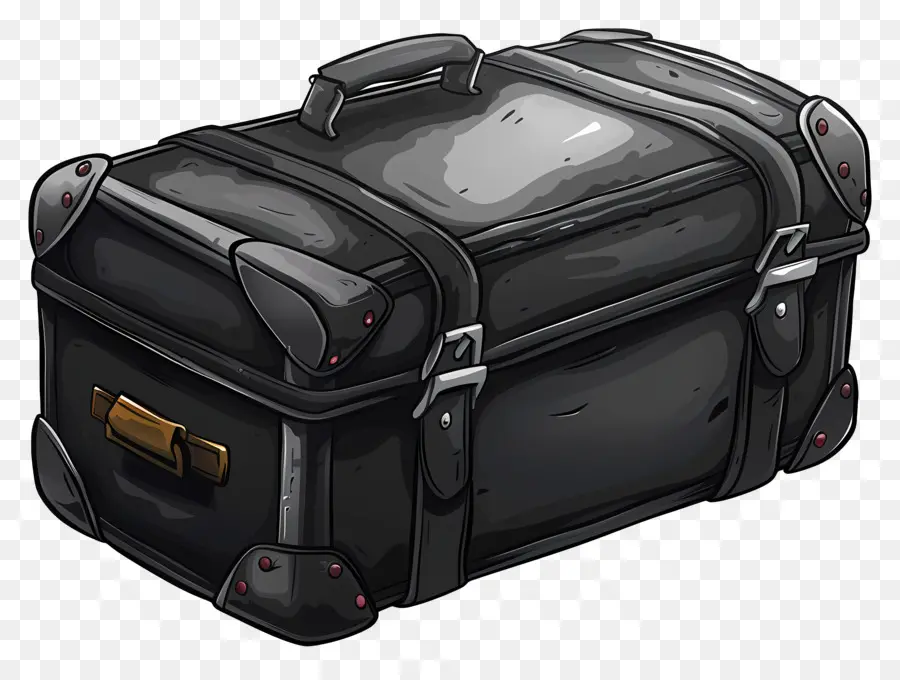 Valise，Coffre Noir PNG