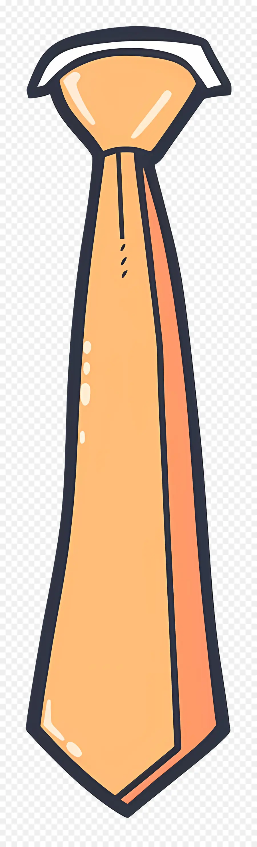 Cravate，Cravate Orange PNG