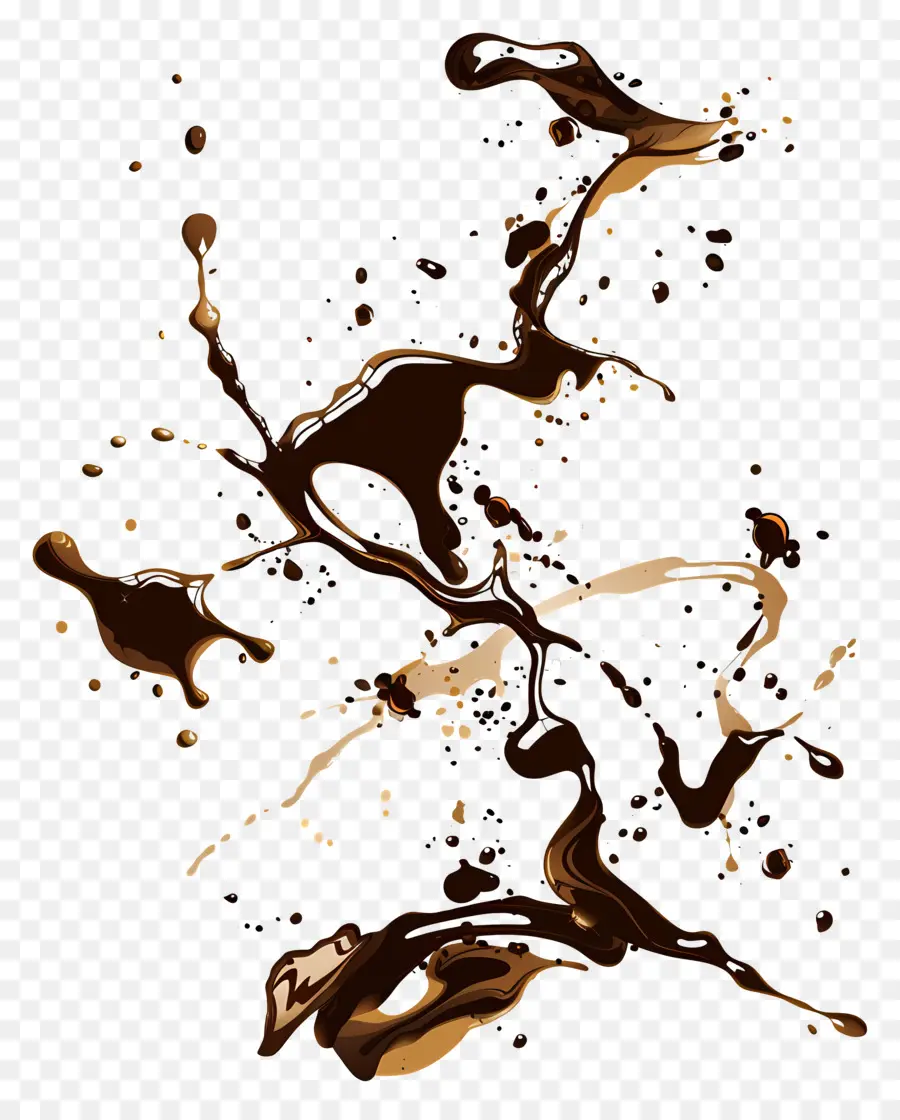 Taches De Café，Café Splash PNG