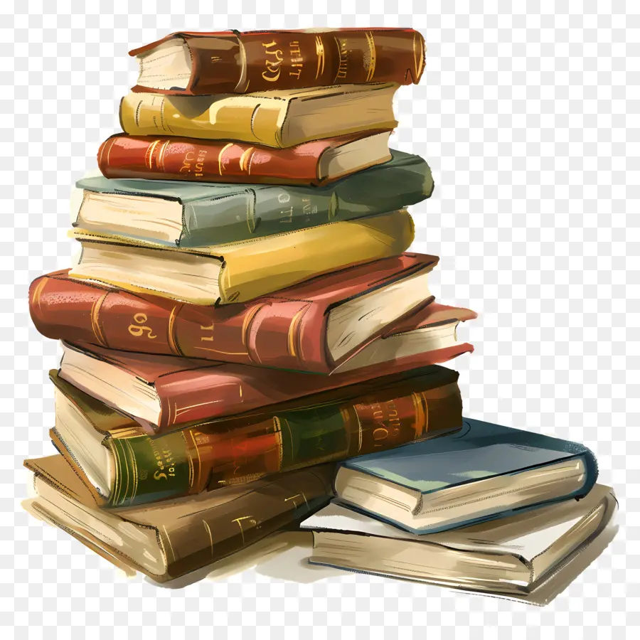 Pile De Livres，Livres PNG