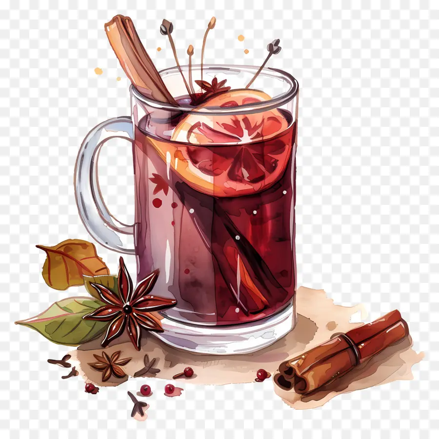 Vin Chaud，Boisson Chaude PNG