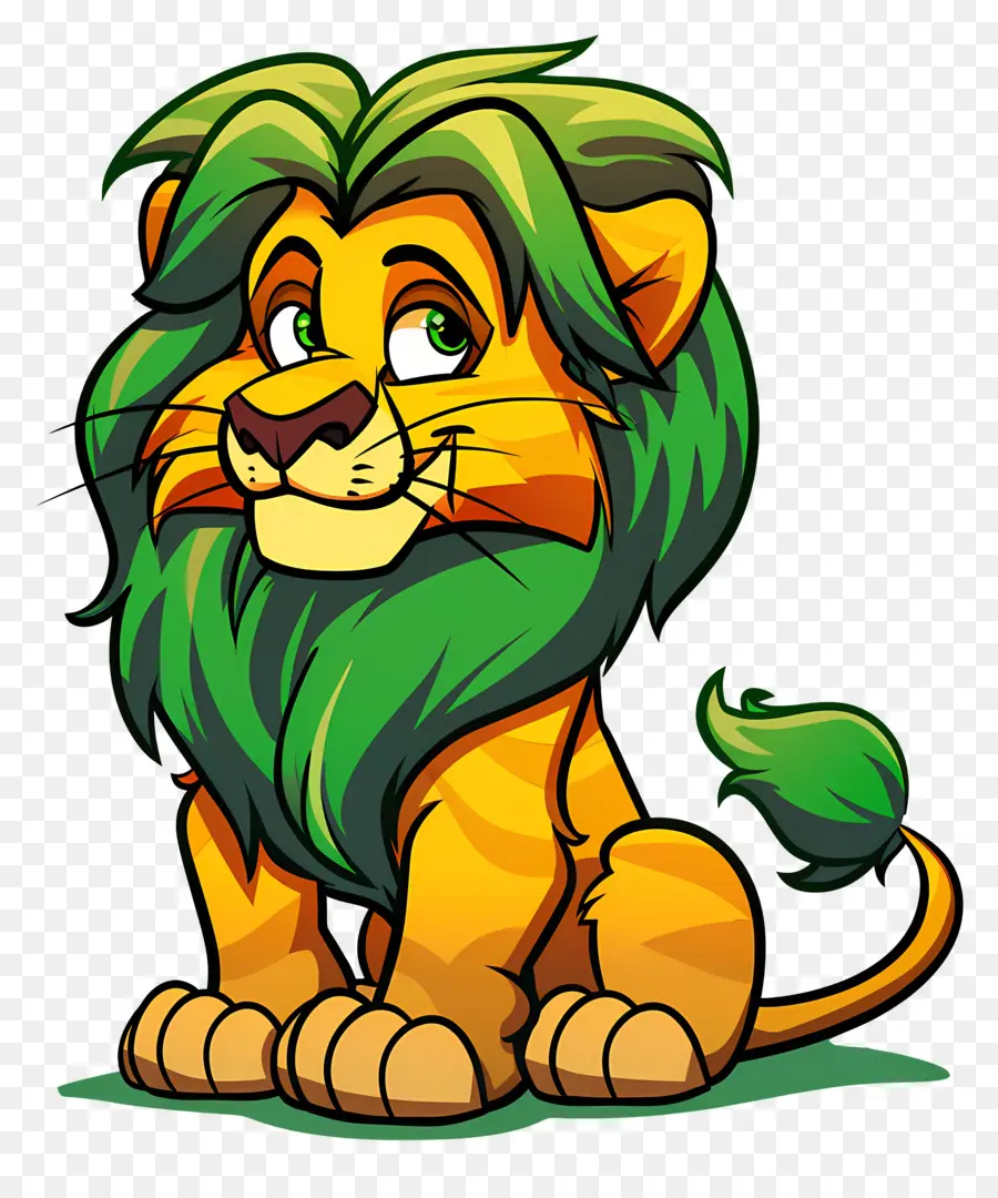 Lion，Lion De Dessin Animé PNG