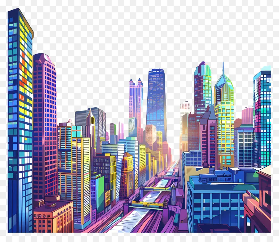 Chicago，Paysage Urbain PNG