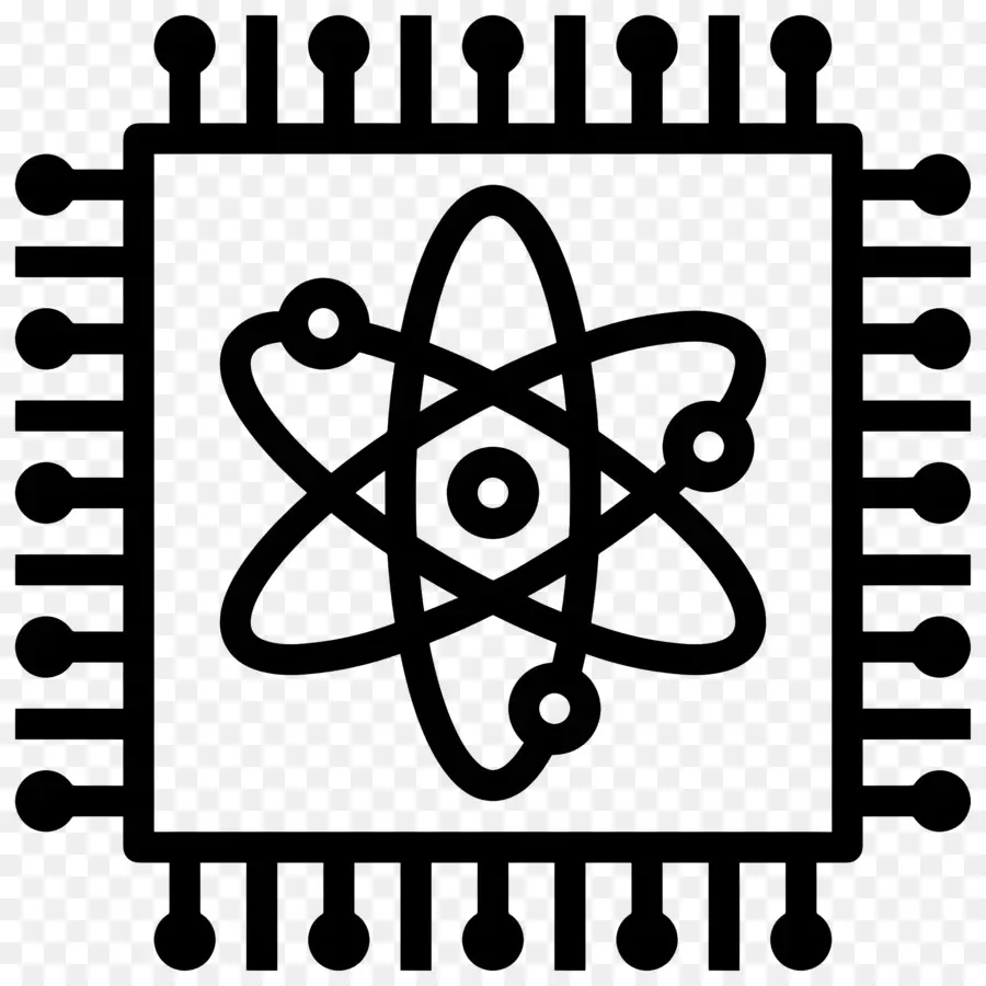 Informatique Quantique，Puce Atomique PNG