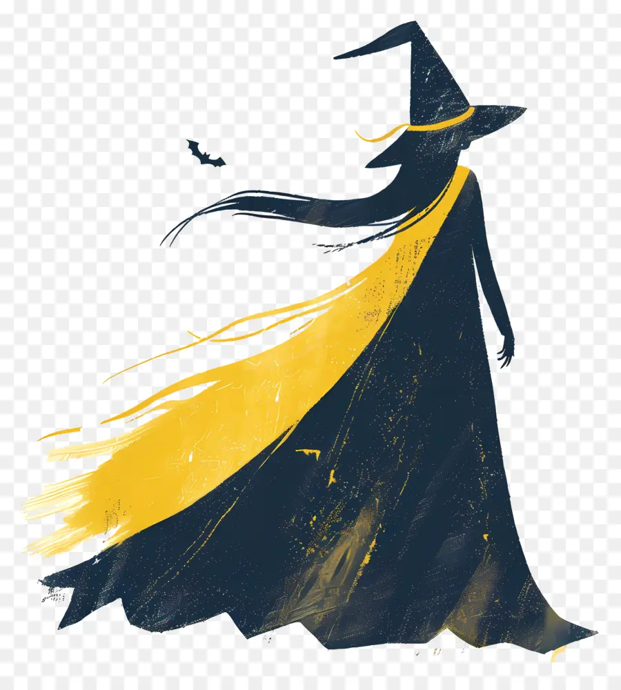 Sorcière，Sorcière Silhouette PNG