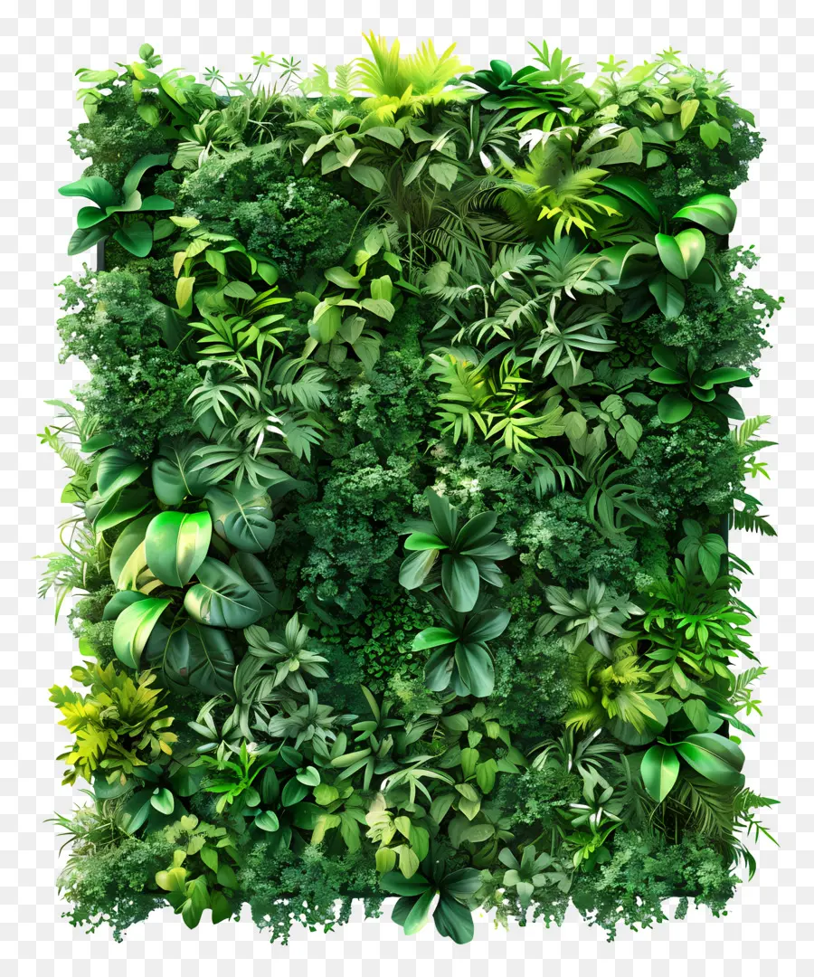 Jardin Vertical，Plantes Vertes PNG