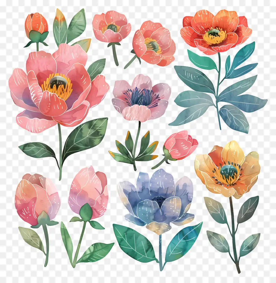 Pivoine，Fleurs PNG