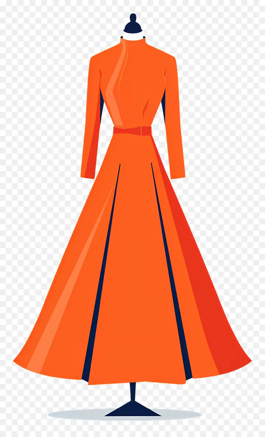 Robe De Mode，Robe Orange PNG