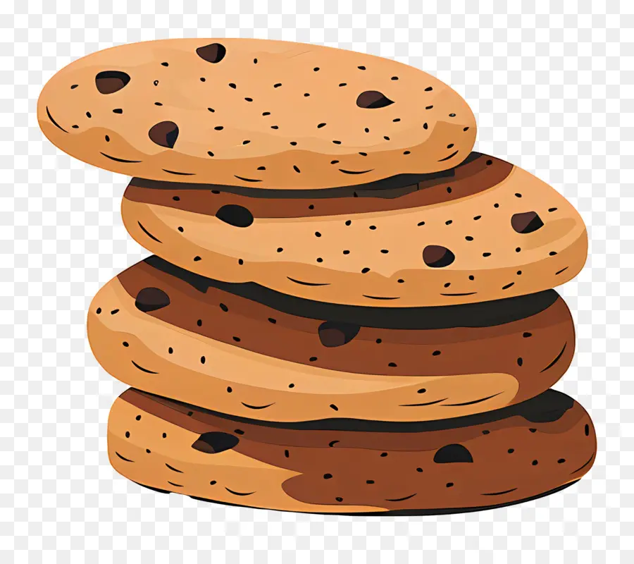 Biscuit à L'avoine，Biscuits Aux Pépites De Chocolat PNG