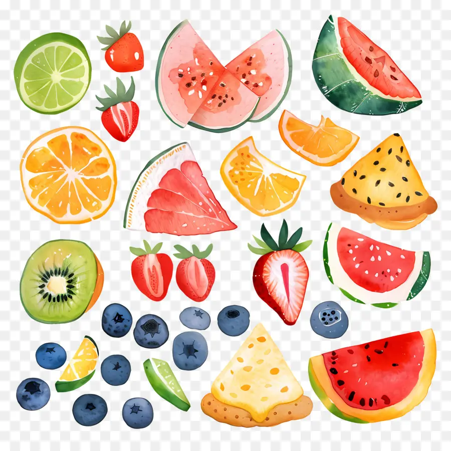 Collations，Fruits Et Fromage PNG