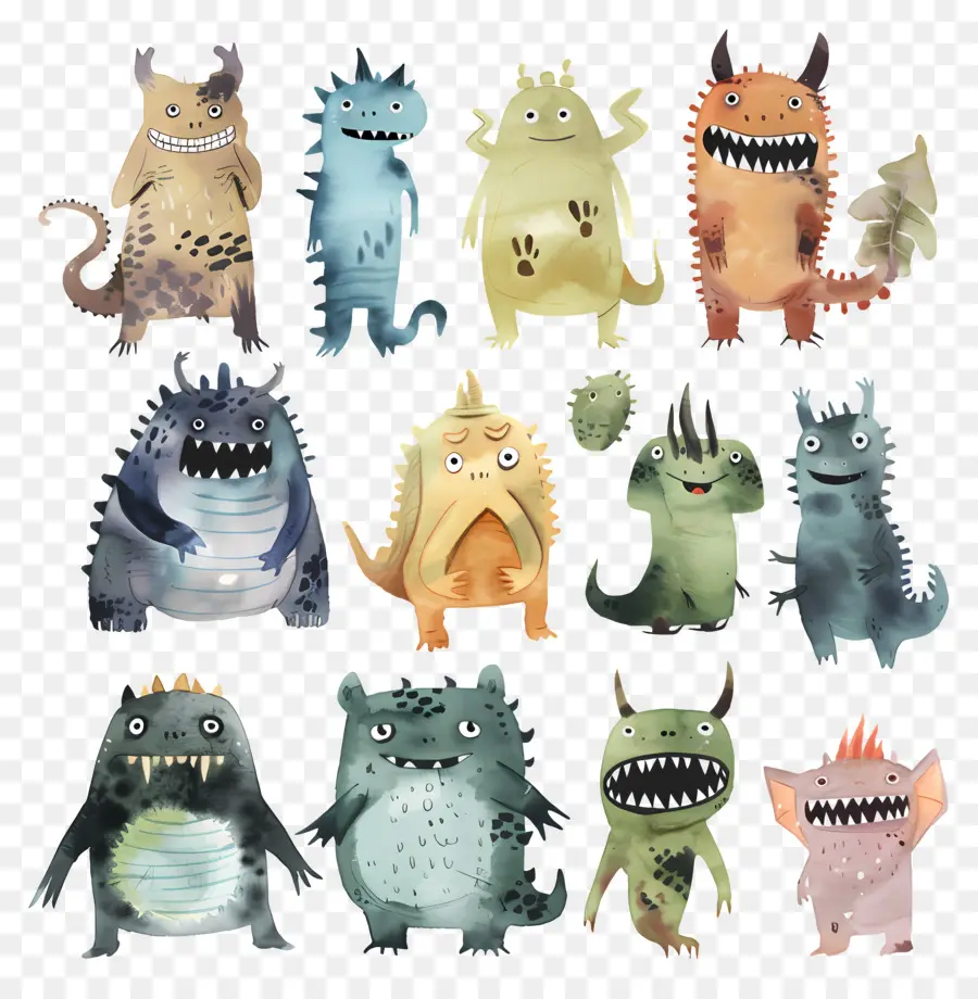 Monstre，Monstres Mignons PNG